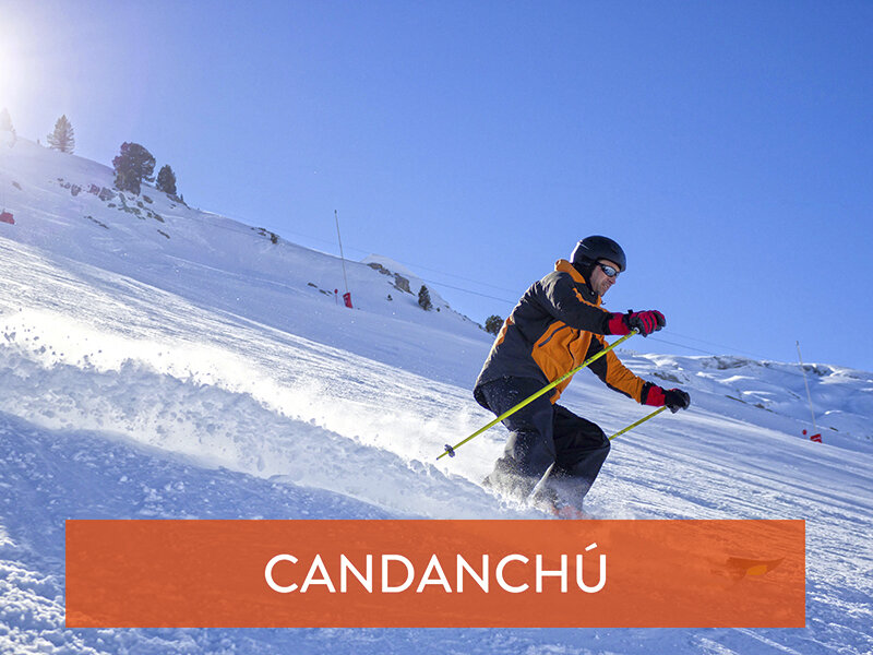 1000002558297596818836 Skicenter Candanchú: clase privada de esquí de 3h y alquiler de material para 2 personas