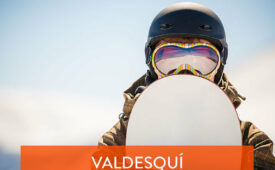 Let it snow!: 1 clase privada de snowboard para 2 personas en Valdesquí