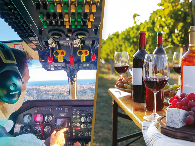 10000028577671621946169 Planazo en Catalunya: visita a bodega y vuelo en helicóptero por Barcelona para 2 personas