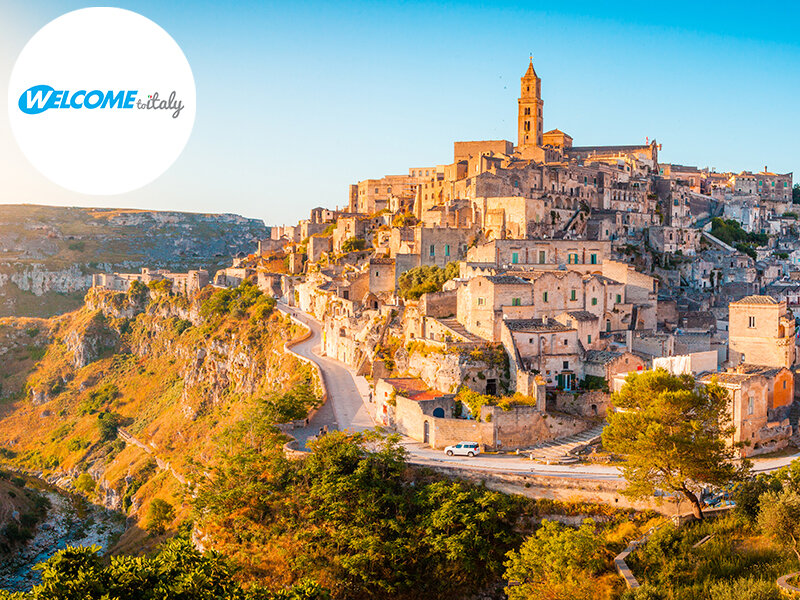 Panoramic,View,Of,The,Ancient,Town,Of,Matera,(sassi,Di Matera